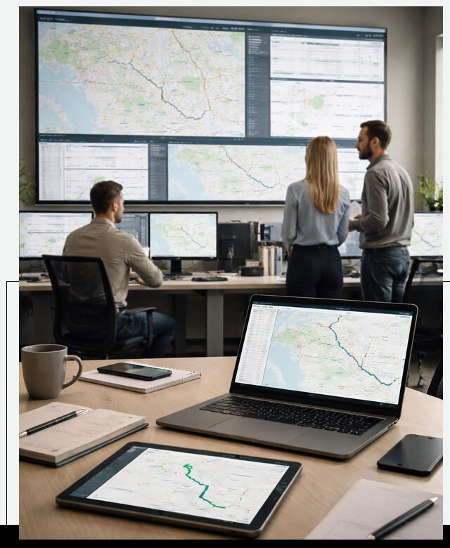 Трекинг грузов и Fleet Management, мониторинг автопарка в Серпухове