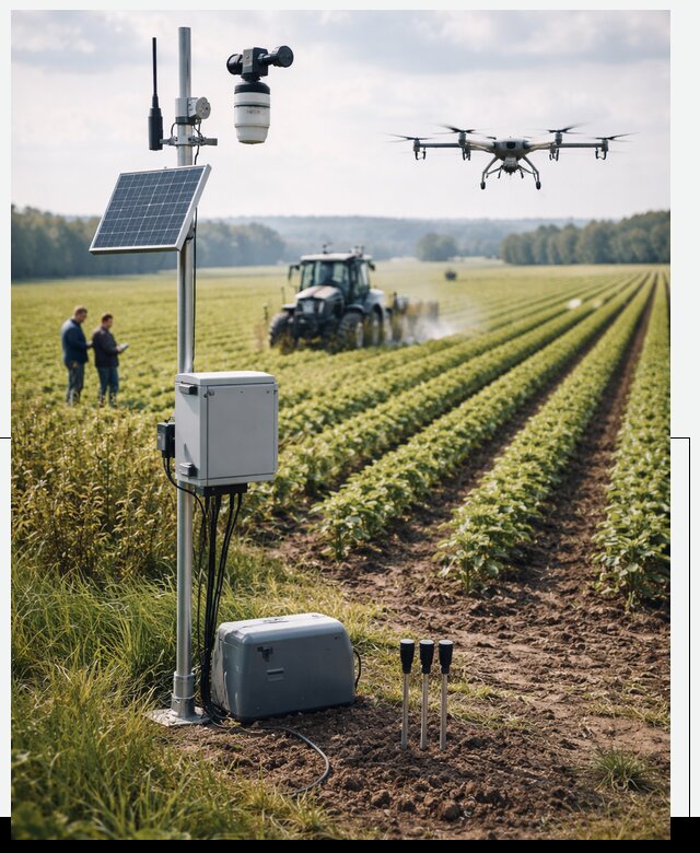 Разработка IoT мониторинга полей в Серпухове от 8637 р. | АвикейСрп